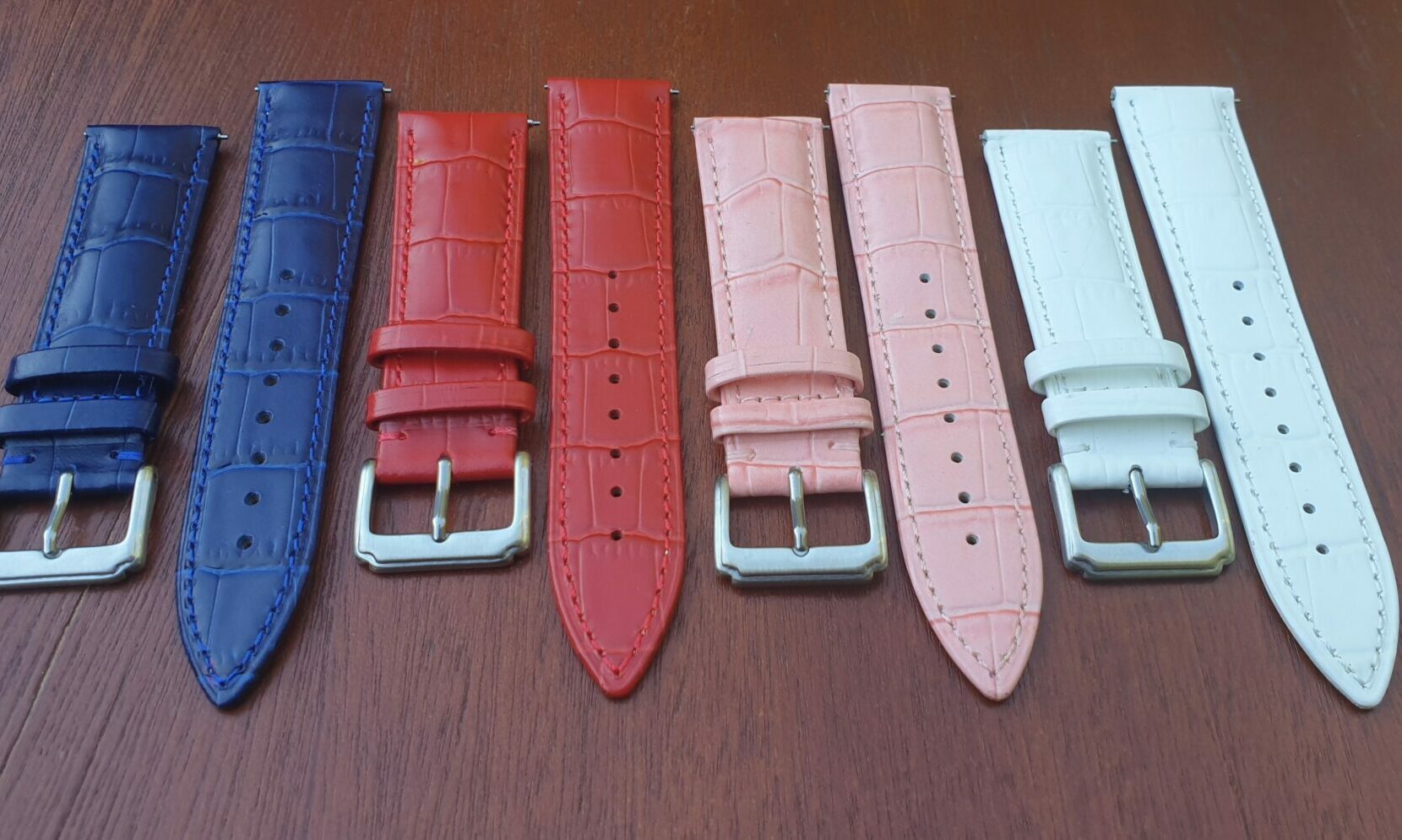 coolum colourful leather watch straps