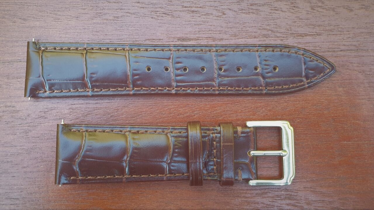 coolum brown leather watch band
