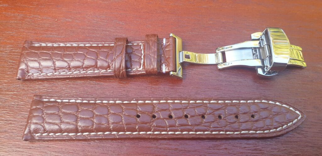 5.11 Tactical 16mm Genuine Alligator Embos Leather interchangeable Watch Band Strap Baby Lupa 