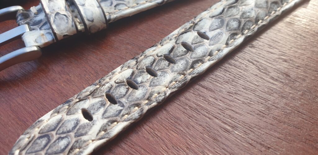 Python / Snake Skin Watch Strap 20mm 22mm - LeatherStraps.com.au