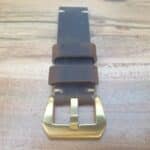 Cooroy Leather watch band Large Gold Buckle
