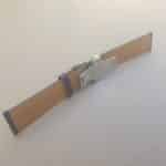Alligator Brown watch strap Clasp Underside