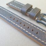 Cooroy V3 Leather Watch Strap showing grain up close