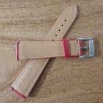 Coolum Plain Red watch band Underside