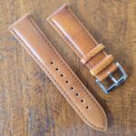 vegeatble-tan leather watch band
